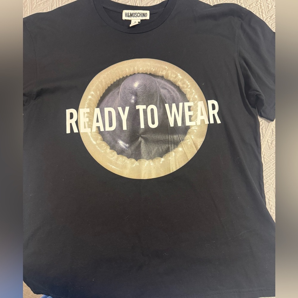 Moschino Ready to Wear Black Tee